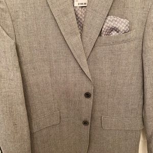 NWT Men’s linen and cotton blend blazer coat